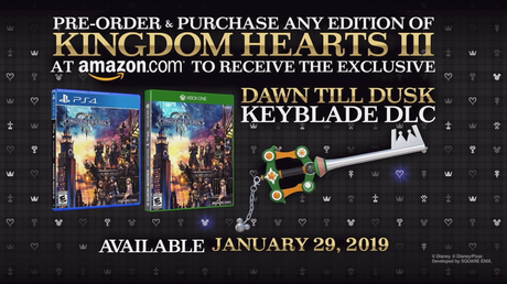 Kingdom Hearts III anuncia los incentivos las reservas a través de Amazon