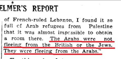 1939: cuando los árabes del Mandato de la Soc. de Naciones huían … de otros árabes.