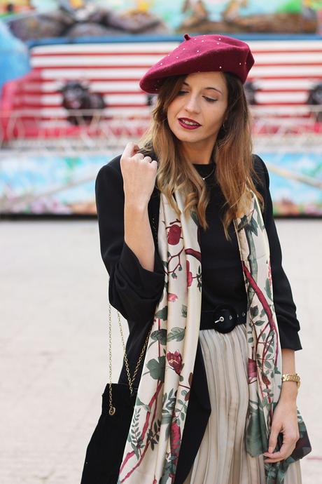 Boina francesa, el complemento de moda look boina francesa mujer blog de moda España