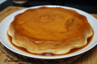 Flan de queso y cuajada