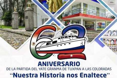 Tuxpan, México, rinde homenaje a Fidel Castro y expedición del Granma