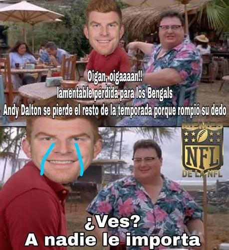 Los mejores memes NFL de la semana 12 – Temporada 2018