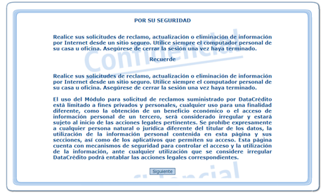 Consultar Datacredito 2019