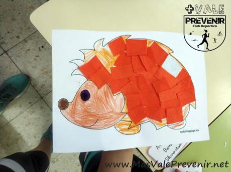 decorar erizos con tela