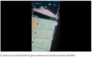 El video que Figueroa señala como prueba del fraude: 1.000 pesos por votos y 500 por robar las boletas de la violeta