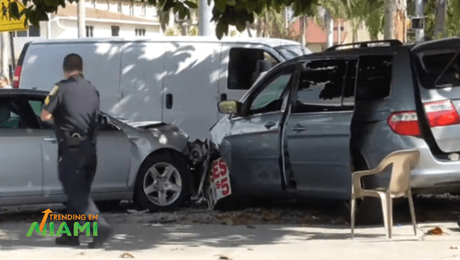 Accidente en Hialeah deja a un anciano en estado crítico