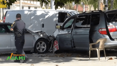 Accidente en Hialeah deja a un anciano en estado crítico