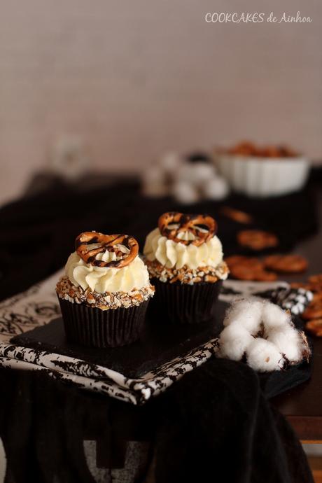 Guinness Cupcakes. Reto #CupcakesRevival. Cookcakes de Ainhoa