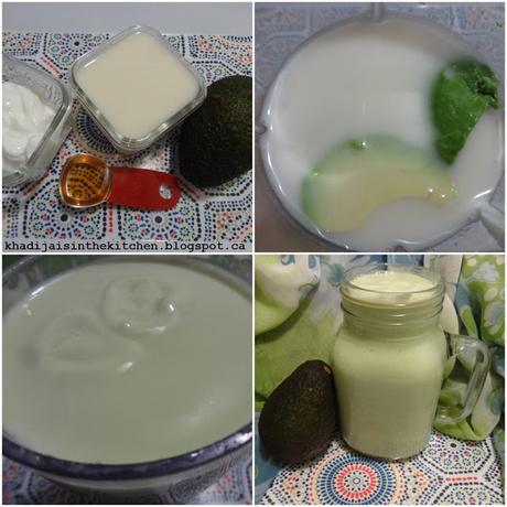 SMOOTHIE À L’AVOCAT ET AU YAOURT / AVOCADO YOGURT SMOOTHIE / BATIDO DE AGUACATE Y YOGUR / عصير الأفوكادو و الزبادي اليوناني