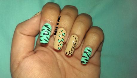 Diseño de uñas con animal print, el estampado de la temporada Diseño de uñas con animal print, el estampado de la temporada
