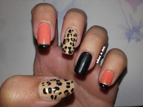 Diseño de uñas con animal print, el estampado de la temporada Diseño de uñas con animal print, el estampado de la temporada