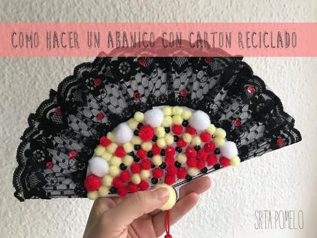 DIY: cómo hacer un abanico de cartón reciclado.