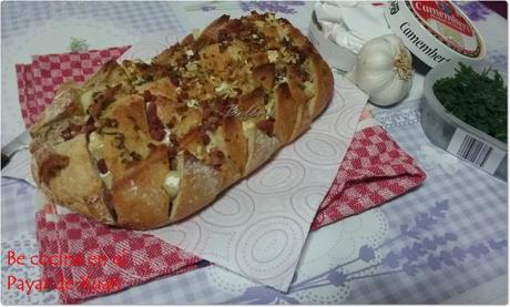 Pan relleno de camembert