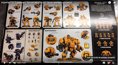 Detalle de las matrices de Puños Imperiales Primaris del Battleforce