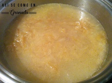 Arroz cremoso con alcachofas. Juego de blogueros 2.0