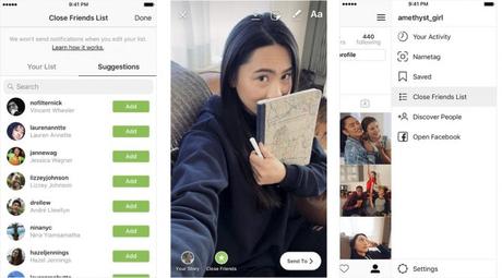 Instagram te permite compartir historias solo con tus amigos cercanos