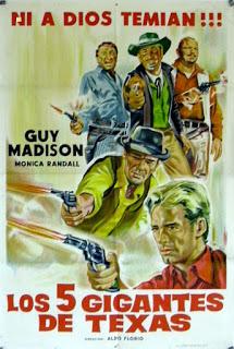 CINCO DE LA VENGANZA, LOS (I cinque della vendetta) (Italia, España; 1967) Spaguetti Western (Western Europeo)