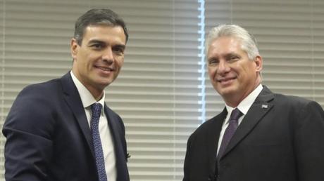 Activistas evalúan como “viaje de negocios” la visita de Pedro Sánchez a Cuba
