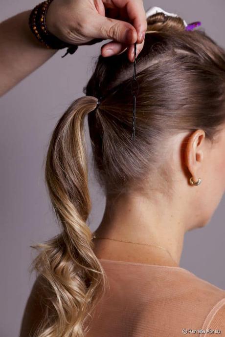 Trenza superior más chongo paso a paso