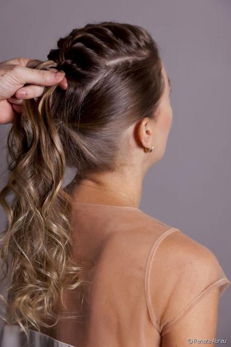 Trenza superior más chongo paso a paso