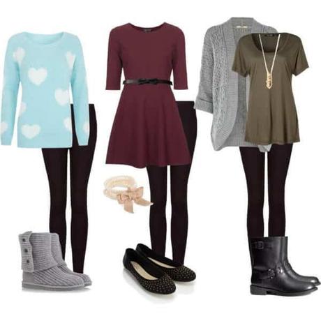 Cómo usar leggins y pantys en invierno