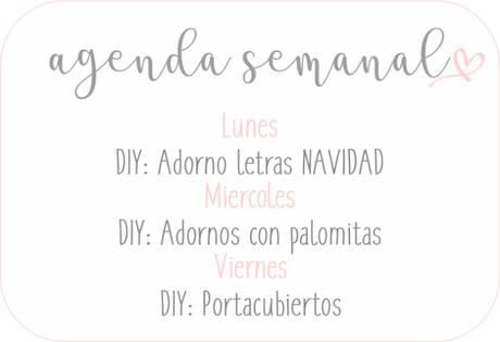 Agenda Semanal 3/12 - 9/12