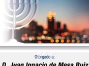Palabras agradecimiento premio JANUKA 5779 Juan Ignacio Mesa Ruiz