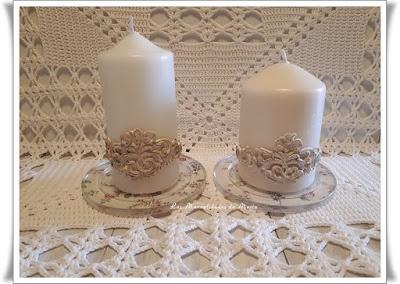 VELAS DECORADAS CON MOLDES