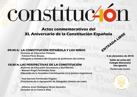 El Colegio San Ignacio celebra el martes, los 40 años de la Constitución Española