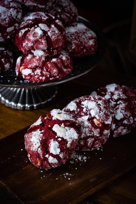 Galletas Craqueladas Red Velvet