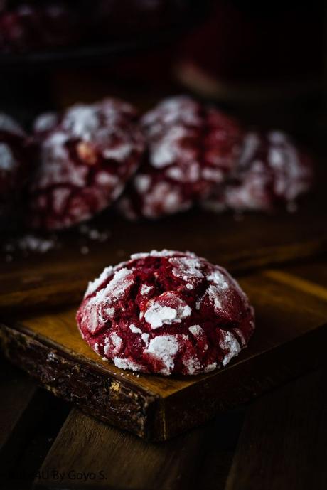 Galletas Craqueladas Red Velvet