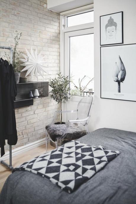 Decoración navideña nórdica discreta