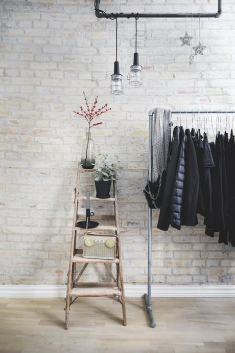 Decoración navideña nórdica discreta