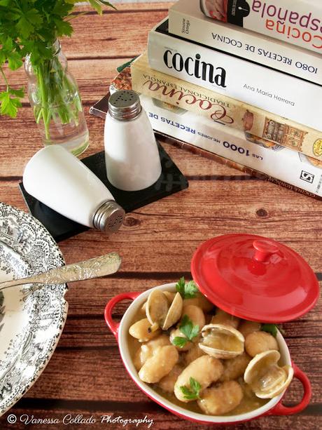 Judiones con Almejas a mi estilo