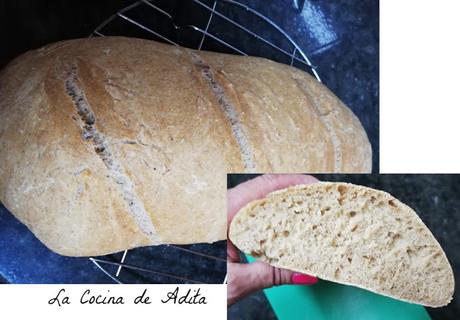 Pan de harina integral y de espelta, con KitchenAid Pan de harina integral y de espelta, con KitchenAid