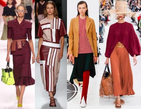 colores de moda primavera verano 2019 bourdeaux