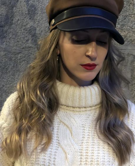 Winter white look