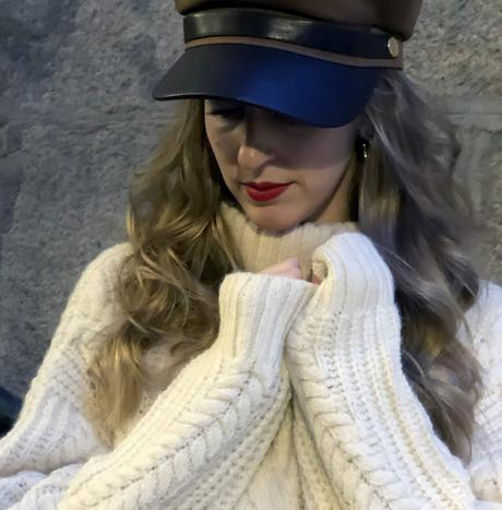 Winter white look