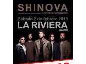 Shinova agota entradas para concierto Riviera