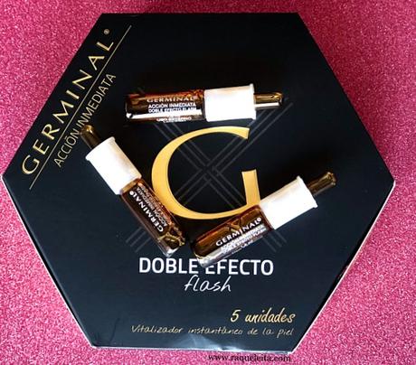 Piel Fresca, Descansada y Luminosa con las Ampollas de Acción Inmediata Doble Efecto Flash de Geminal