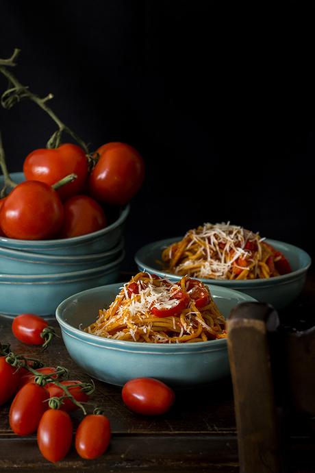 SPAGHETTI A LA PEPERONATA