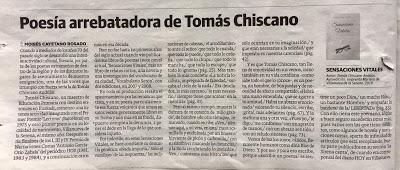 LA FUERZA VOLCÁNICA DE TOMÁS CHISCANOAutor: Tomás Chiscan...