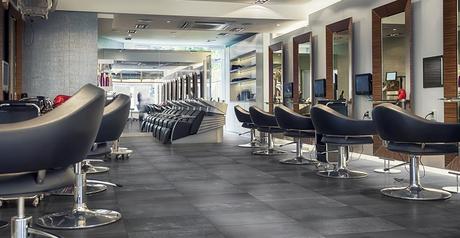 modern hair salon