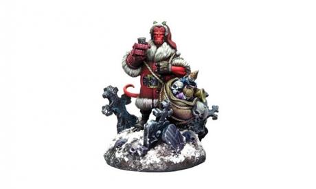 Holiday Hellboy, figura de coleccionista de Mantic Games para Hellboy Board Game