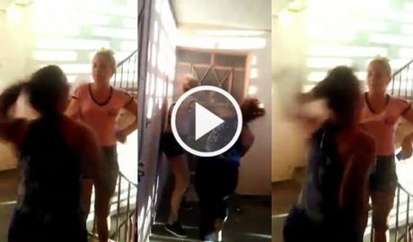 “El Galletazo del siglo” Se hace viral en la redes pelea de dos cubanas captada en cámara.
