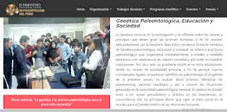 Participación de Coordinador Científico de IAPG Perú en Sesión sobre Geoética del I Simposio Internacional de Paleontología en Perú