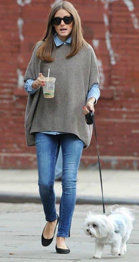 Como usar ponchos sin perder la figura