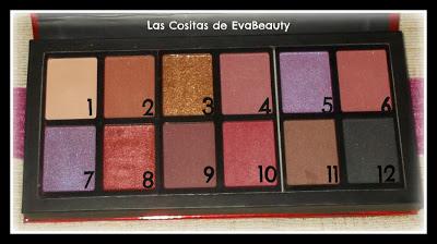 Review con Swatches Paleta de sombras Dragon's Heart de I Heart Revolution