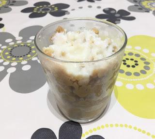 Granizado de café con leche condensada