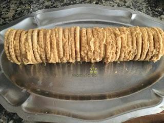 TRONCO DE NAVIDAD DE GALLETAS CON Y SIN GLUTEN EN THERMOMIX Y TRADICIONAL